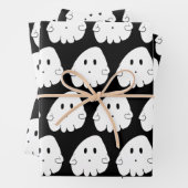 Halloween Ghost Wrapping Paper Geschenkpapier Set (Beispiel)