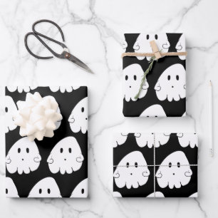 Halloween Ghost Wrapping Paper Geschenkpapier Set