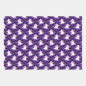 Halloween Ghost Wrapping Paper Sheets Geschenkpapier Set (Vorderseite)
