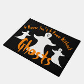 Halloween Ghost Zuhause Fußmatte (Schrägansicht)
