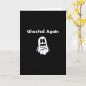 Halloween - Ghosted Again Karte (Gelbe Blume)