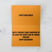 Halloween Ghosted Grußkarte Karte (Innenseite)