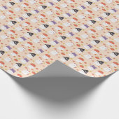 Halloween Ghosties wrapping paper Geschenkpapier (Ecke)