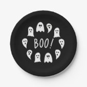 Halloween Ghosts Boo Pappteller (Vorderseite)