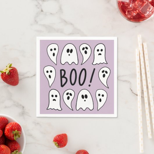 Halloween Ghosts Boo Serviette (Beispiel)