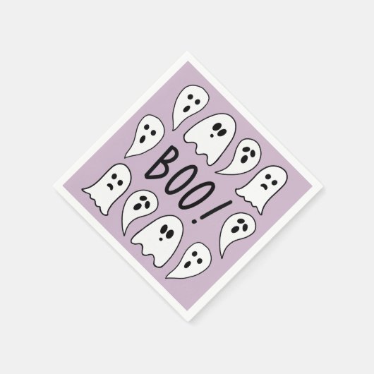 Halloween Ghosts Boo Serviette (Ecke)