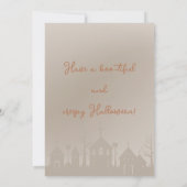 Halloween Ghosts Celebration Cards Einladung (Rückseite)