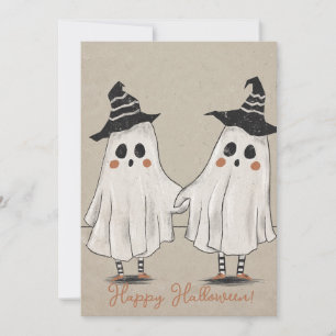 Halloween Ghosts Celebration Cards Einladung