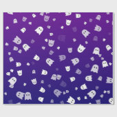 Halloween Ghosts Geschenkpapier (Flach)