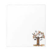 Halloween Ghosts Herbstbaum Notizblock (Vorderseite)