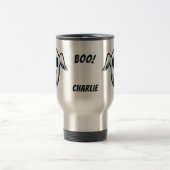Halloween Ghosts individuelle Name-Tasse Reisebecher (Mittel)