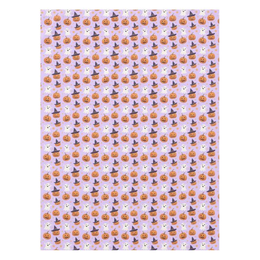 Halloween Ghosts & Jack-O-Lanterns Tischdecke (Vorderseite)