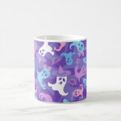 Halloween Ghosts Lila Tasse Cup (Mittel)