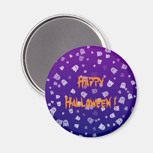 Halloween Ghosts Magnet (Vorderseite/Rückseite)
