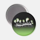 Halloween Ghosts Magnet (Vorderseite/Rückseite)