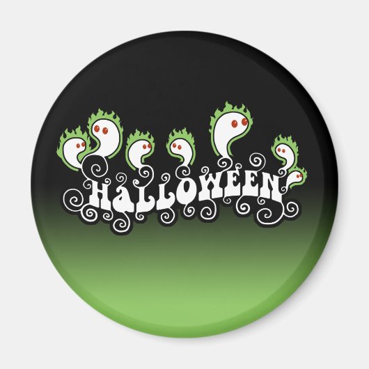 Halloween Ghosts Magnet (Vorne)