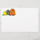 Halloween Ghosts Niedlich Stationery Briefpapier (Vorderseite)