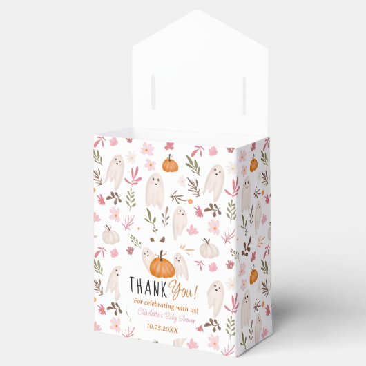 Halloween Ghosts Niedliche Babydusche Danke Geschenkschachtel (Geöffnet)