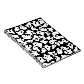 Halloween Ghosts-Notebook Notizblock (Rechte Seite)