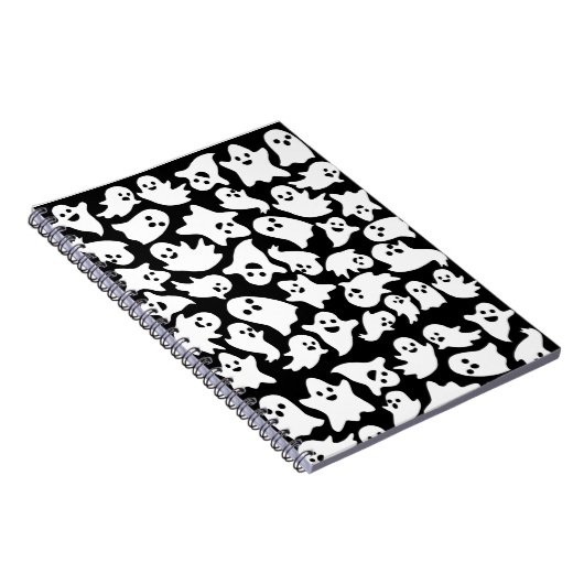 Halloween Ghosts-Notebook Notizblock (Rechte Seite)