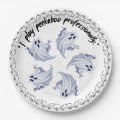 Halloween Ghosts on Pappteller (Vorderseite)