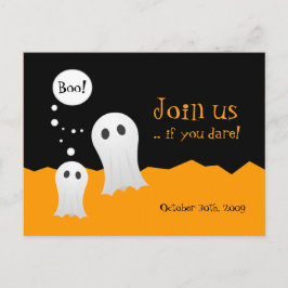 Halloween Ghosts-Party Einladung