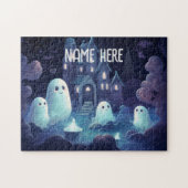 Halloween Ghosts Personalisiert Puzzle (Horizontal)