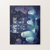 Halloween Ghosts Personalisiert Puzzle (Vertikal)