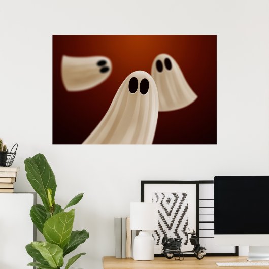 Halloween Ghosts Poster (Heimbüro)