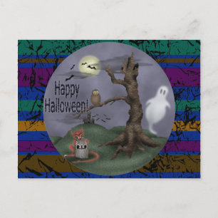 Halloween Ghosts Postkarte