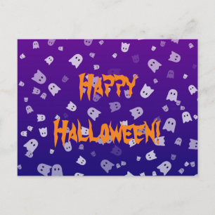 Halloween Ghosts Postkarte