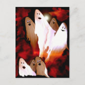 Halloween Ghosts Postkarte (Vorderseite)