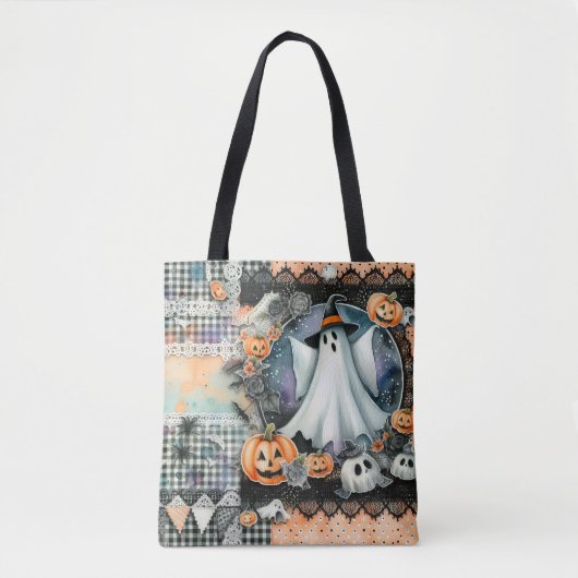Halloween Ghosts & Pumpkins #1 Tasche (Vorderseite)