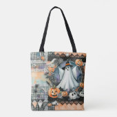 Halloween Ghosts & Pumpkins #1 Tasche (Rückseite)