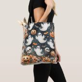 Halloween Ghosts Pumpkins Bats Tote Bag Tasche (Von Nahem)