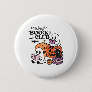 Halloween Ghosts Reading Book Button