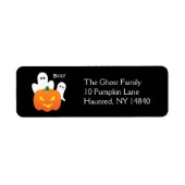 Halloween Ghosts-Rücksendeadresse (Vorne)