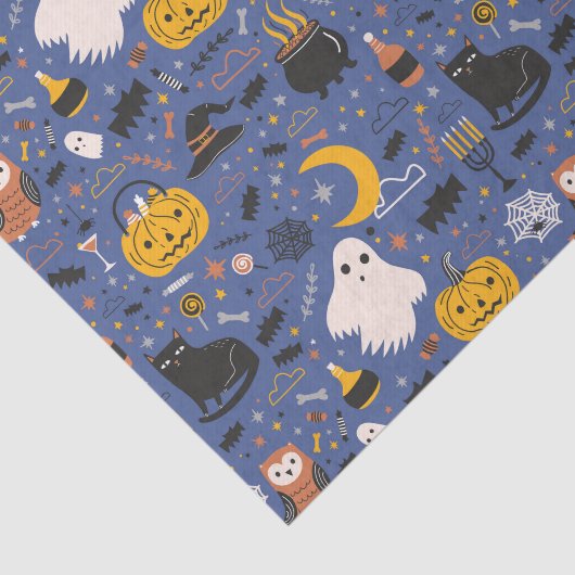 Halloween Ghosts Seidenpapier (Ausschnitt)