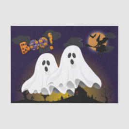 Halloween Ghosts Spookoky Graveyard Decoupage Craf Seidenpapier