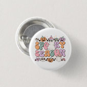 Halloween Ghosts Spooky-Jahreszeit Button (Vorne & Hinten)
