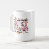 Halloween Ghosts Spooky-Jahreszeit Kaffeetasse (Vorderseite Links)