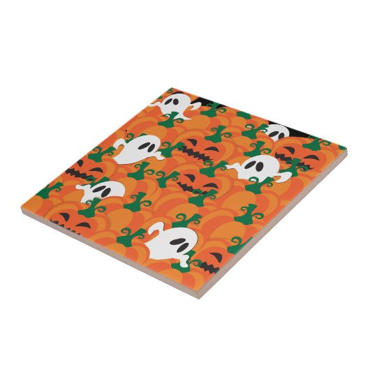 Halloween Ghosts Spuk Pumpkin Fliese (Seite)