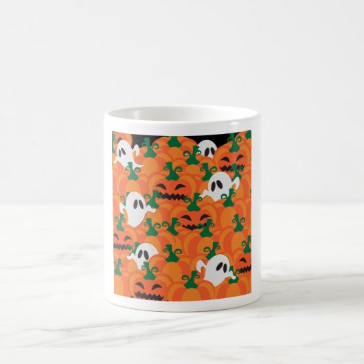 Halloween Ghosts Spuk Pumpkin Kaffeetasse (Mittel)