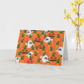 Halloween Ghosts Spuk Pumpkin Karte (Gelbe Blume)