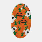 Halloween Ghosts Spuk Pumpkin Keramik Ornament (Rechts)