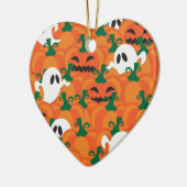 Halloween Ghosts Spuk Pumpkin Keramikornament (Links)
