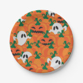 Halloween Ghosts Spuk Pumpkin Pappteller (Vorderseite)