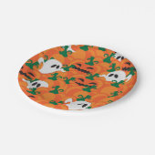 Halloween Ghosts Spuk Pumpkin Pappteller (Schrägansicht)