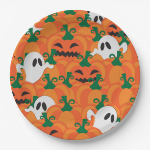 Halloween Ghosts Spuk Pumpkin Pappteller