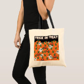 Halloween Ghosts Spuk Pumpkin Patch Große Tasche (Vorderseite (Produkt))